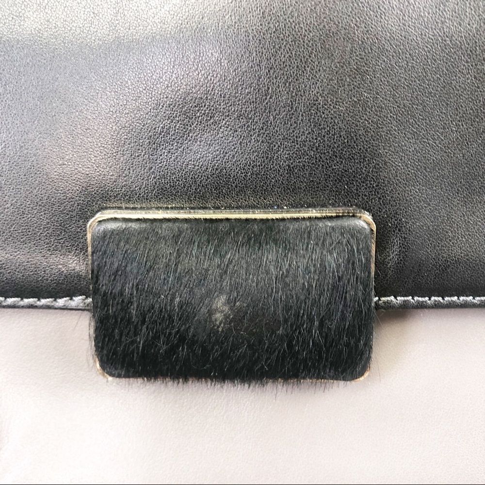 DANA BUCHMAN | Genuine Leather Crossbody Bag Gray - Picture 4 of 9